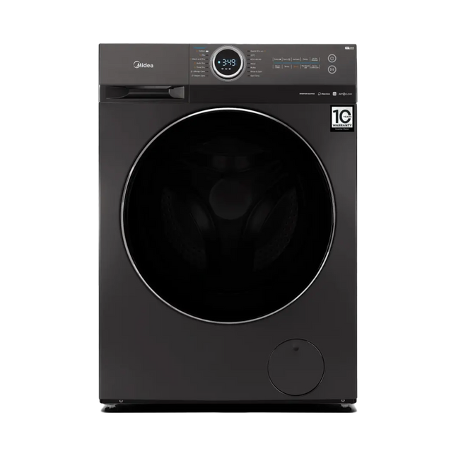 MIDEA WASHING MACHINE FRONT LOADING 8KG INVERTER WIFI TITANIUM GREY