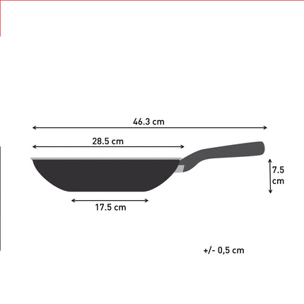 TEFAL SO LIGHT WOK FRYPAN 28CM H0561942