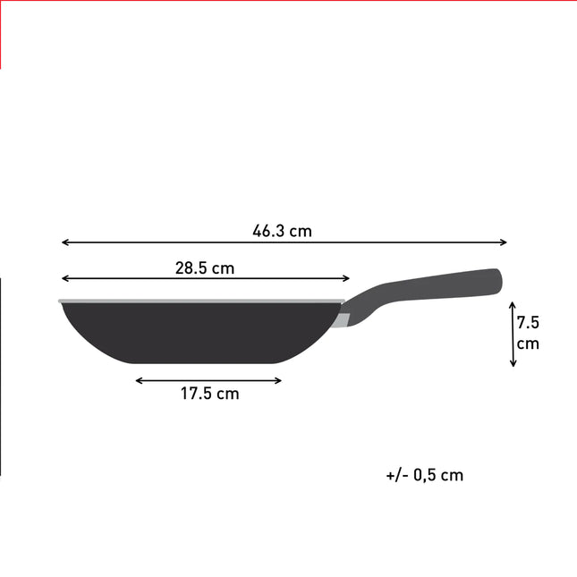 TEFAL SO LIGHT WOK FRYPAN 28CM H0561942