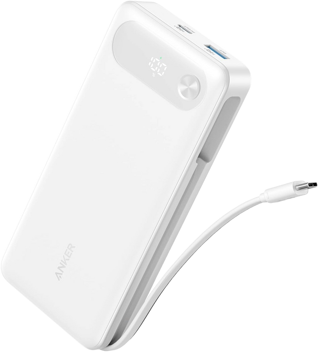 ANKER 20000 MAH POWERCORE POWER BANK 30W PORTABLE CHARGER - WHITE