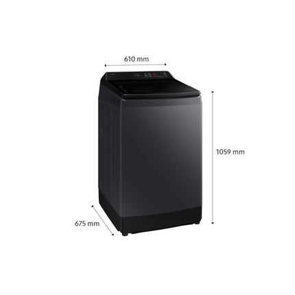 SAMSUNG WASHING MACHINE TOP LOADING 13KG DEEP CHARCOAL